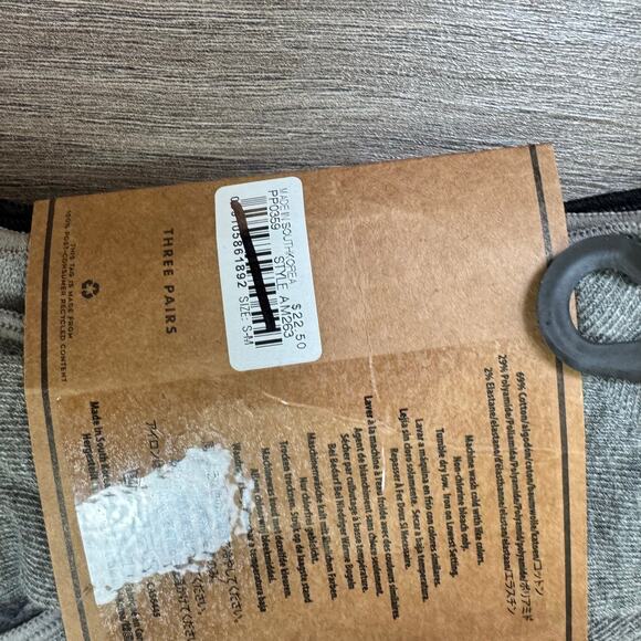 J Crew Cotton Blend Pique Dress Socks Two Pairs US Men's One Size New - Picture 4 of 5